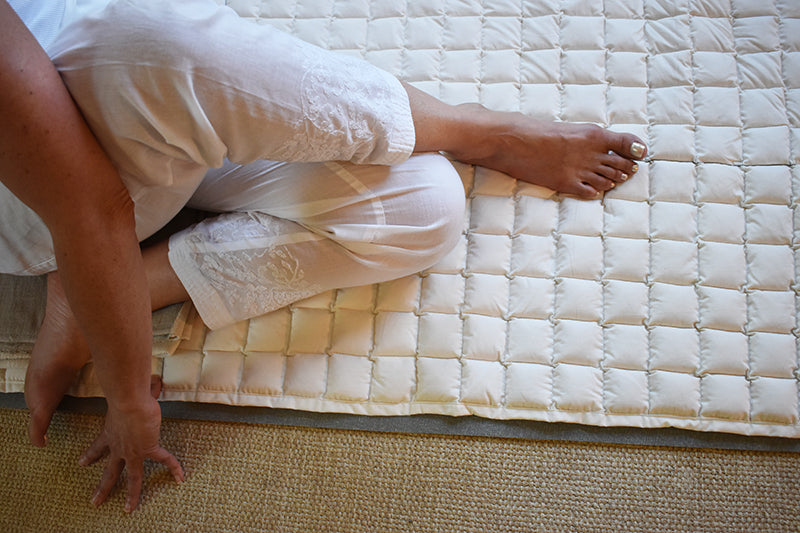 Organic Cloud Ten Quilted Yoga Mat Topper: A PRITI exclusive