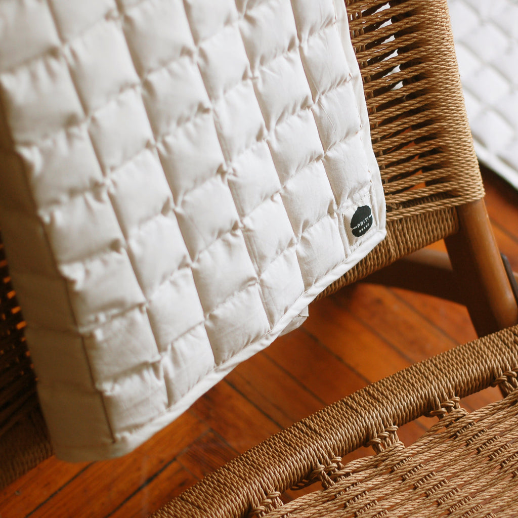 Organic Cloud Ten Quilted Yoga Mat Topper: A PRITI exclusive