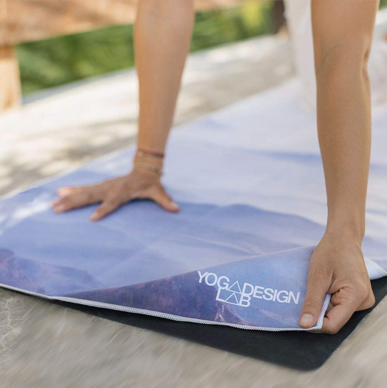 Eco-friendly premium Kaivalya yoga towel – Priti Collection. Tools for an  enlightened life.